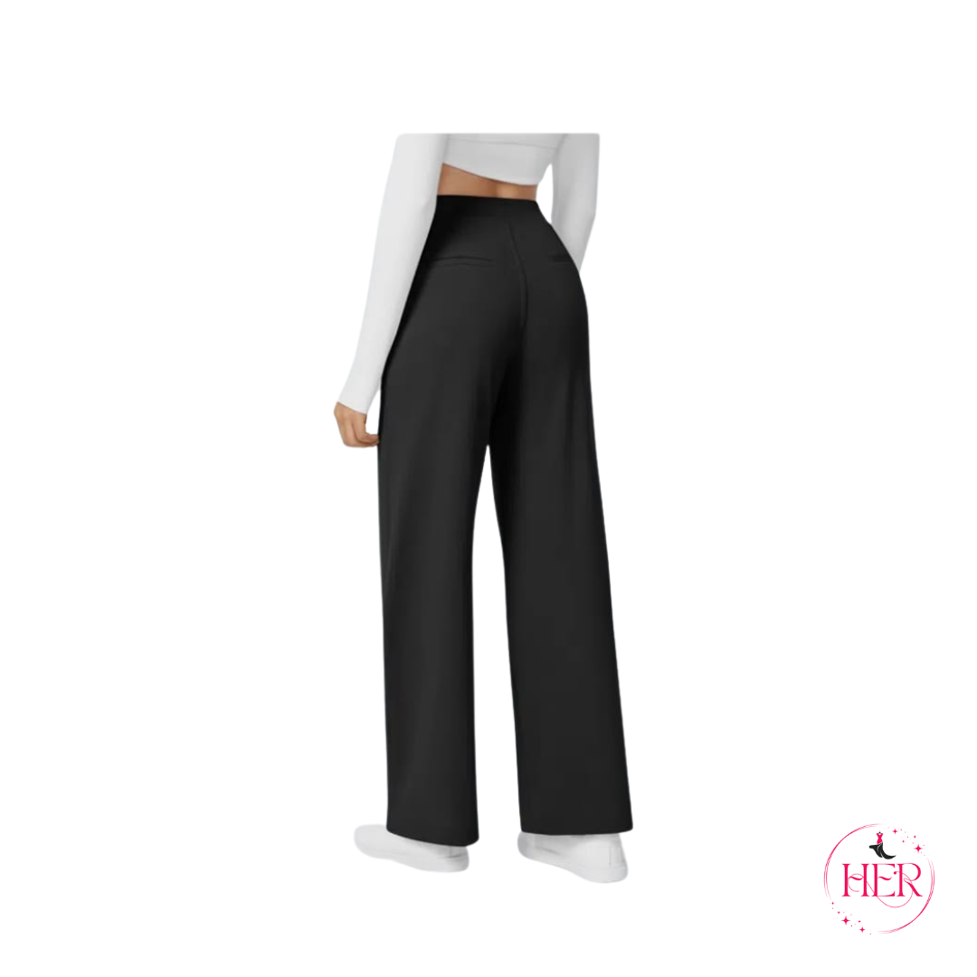 High Waisted Stright Leg Pants