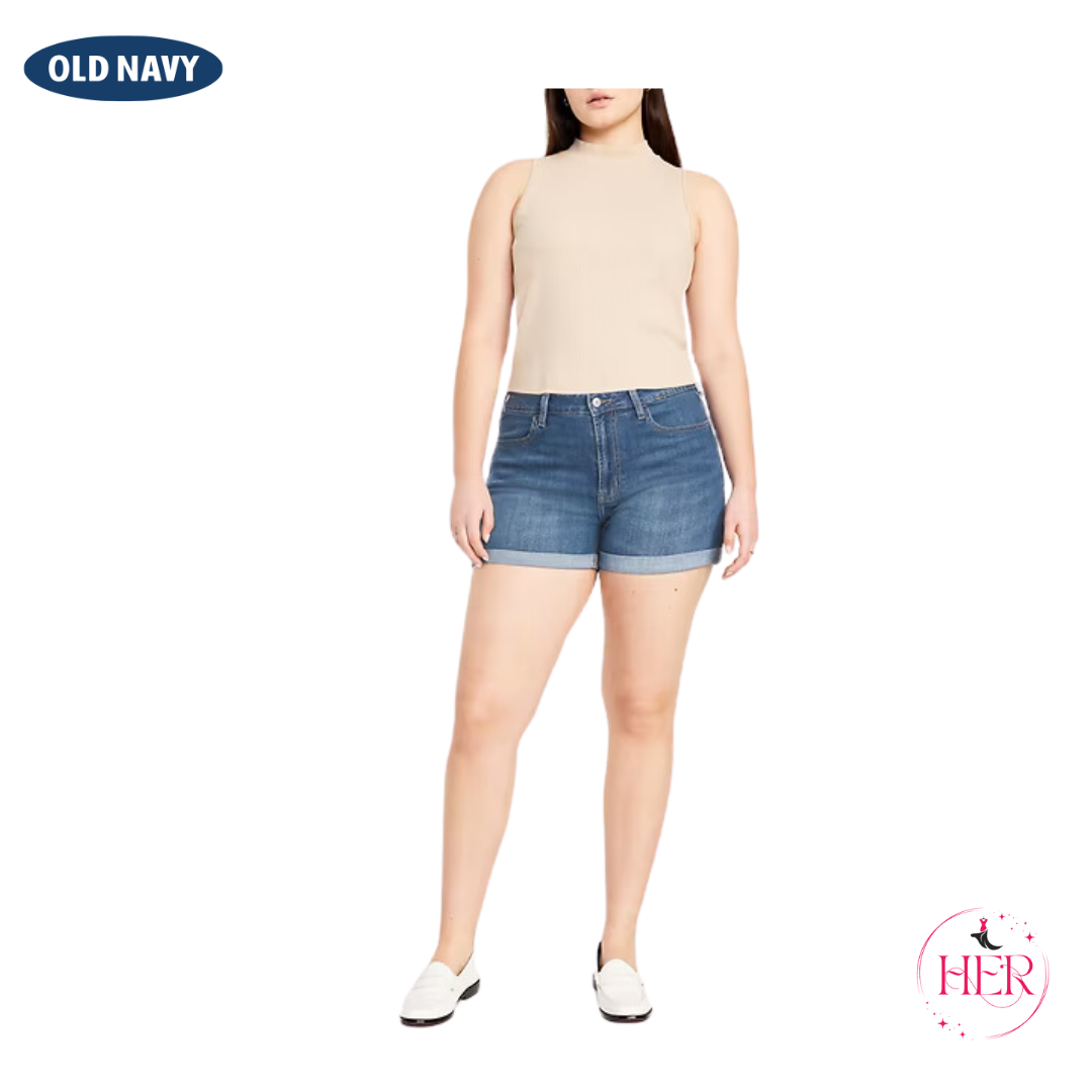 Old Navy High Rise Wow Short Denim 3" Inseam