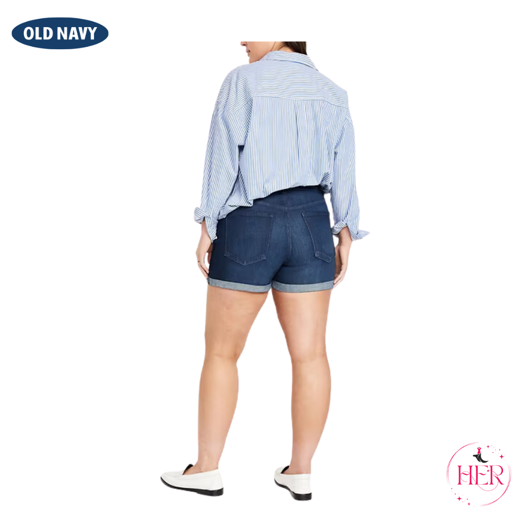 Old Navy High Rise Wow Short Denim 3" Inseam