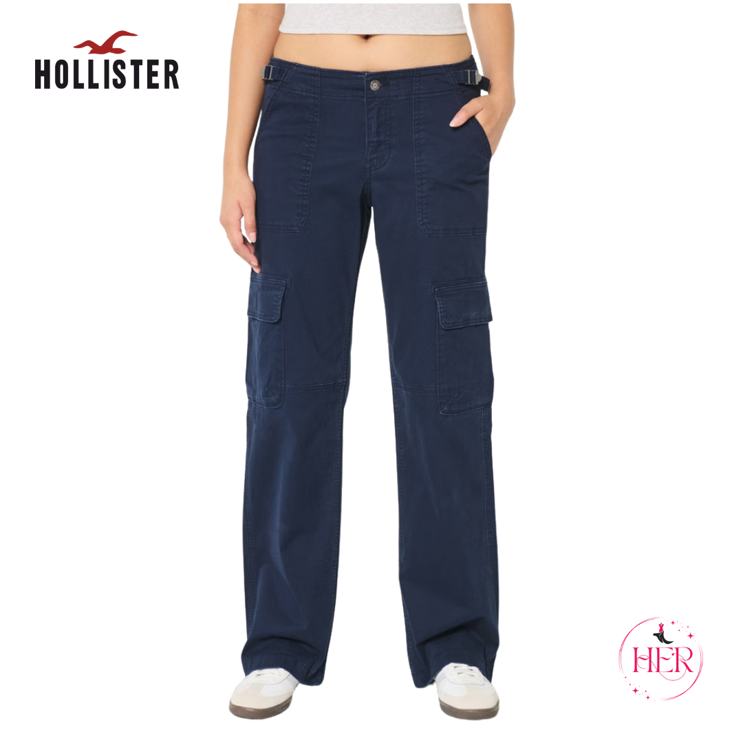 Hollister Low-Rise Baggy Cargo Pants