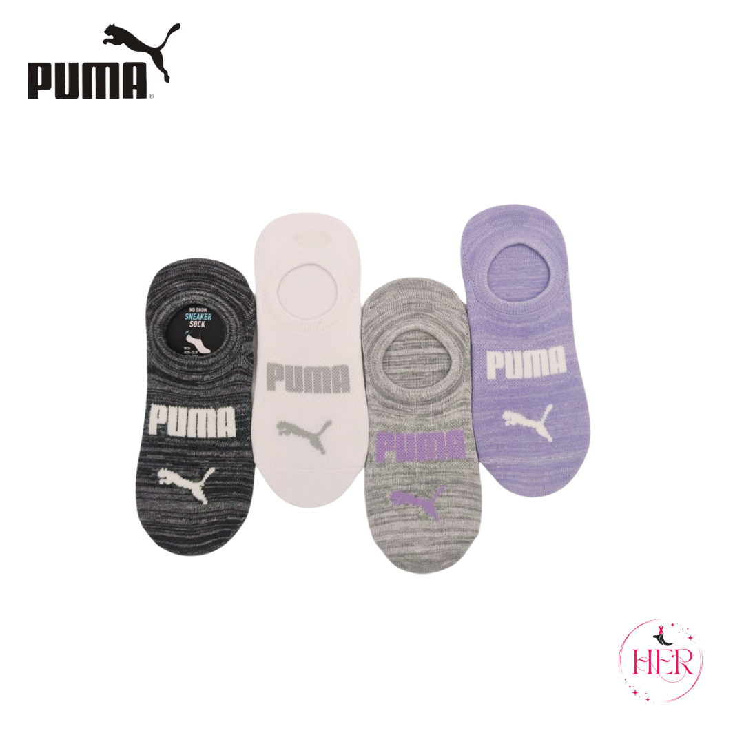 Puma Liner No Show Sneaker Socks 4PK