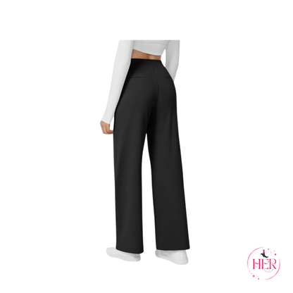 High Waisted Stright Leg Pants