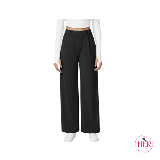 High Waisted Stright Leg Pants