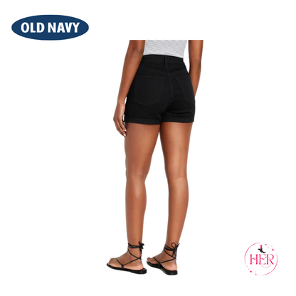 Old Navy High Waisted Wow Short Denim 3" Inseam