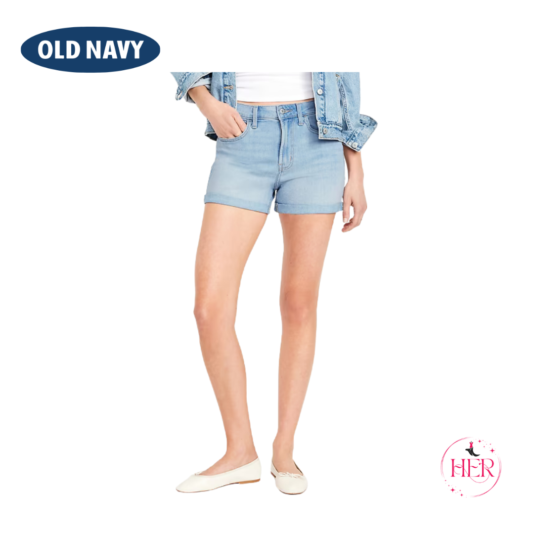 Old Navy High Waisted Wow Short Denim 3" Inseam
