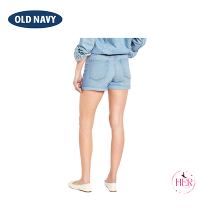 Old Navy High Waisted Wow Short Denim 3" Inseam